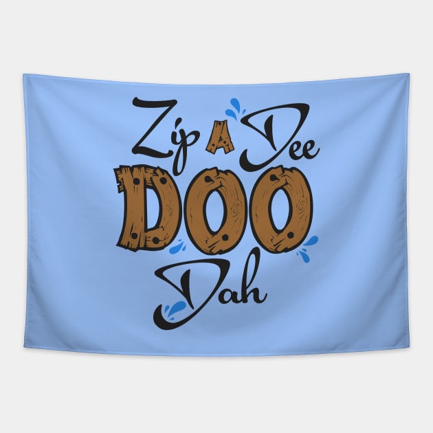 Zip-A-Dee-Doo-Dah Tapestry by princessdesignco