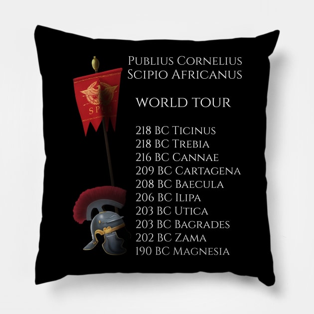 Scipio Africanus World Tour Pillow by Styr Designs