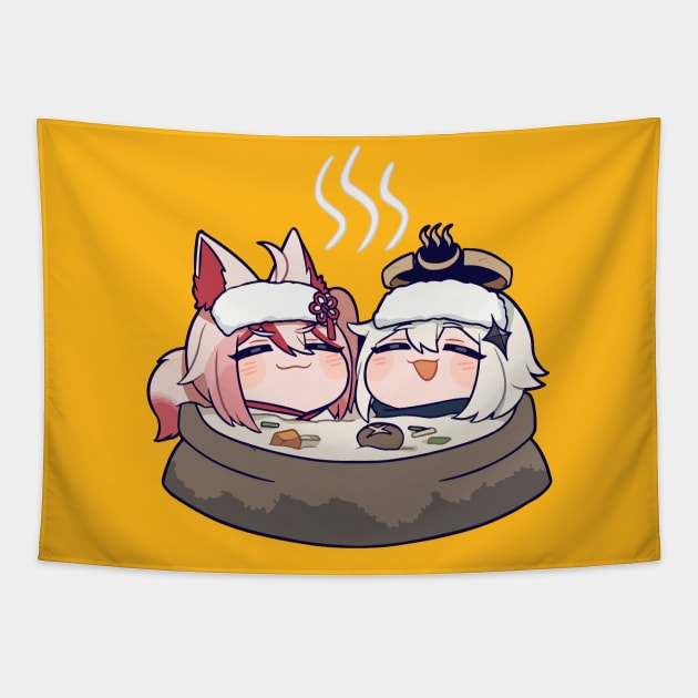 Impact Soup [Honkai Impact] Tapestry by Tad