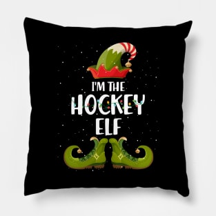 Im The Hockey Elf Christmas Pillow