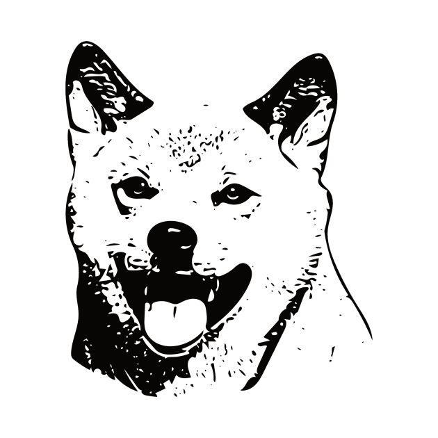 Shiba Inu Face Design - A Shiba Christmas Gift by DoggyStyles