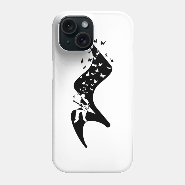 Bass Guitar-Quarter Rest Phone Case by barmalisiRTB