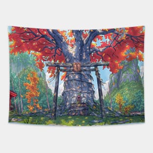 Neko Temple Tapestry