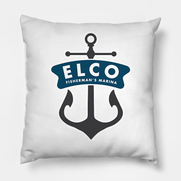 Elco Fisherman's Marina Pillow by Elco Marina