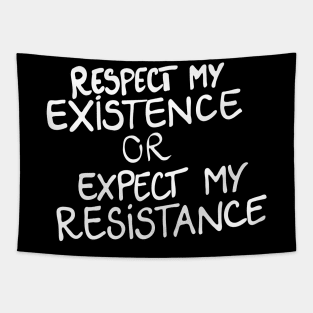 Respect My Existence or Expect My Resistance, Black Lives Matter, Protest Tapestry