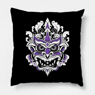 Barong mask Pillow