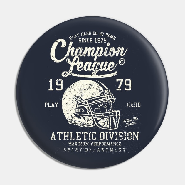 Champion League Athletic Division Football Sport Department Pin by JakeRhodes