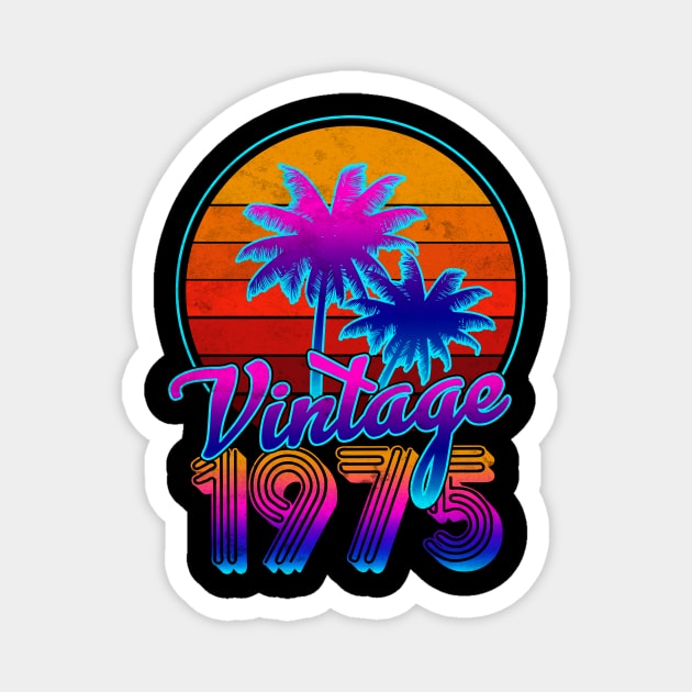 Vintage Classic 1975 Magnet by franzaled