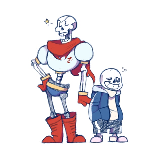 Undertale - San & Papyrus by jojacula