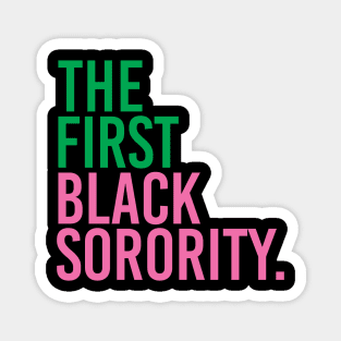 The First Black Sorority Magnet