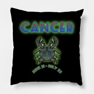 Cancer 1b Black Pillow