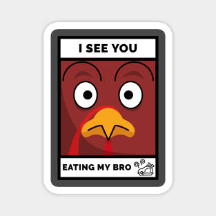 Funny Chicken deisgn for Thanksgiving Magnet