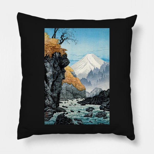 Foot of Mount Ashitaka - Japanese Art Hiroaki Takahashi Pillow by TEEPHILIC