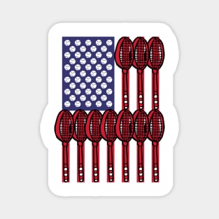 US Open tennis flag Magnet
