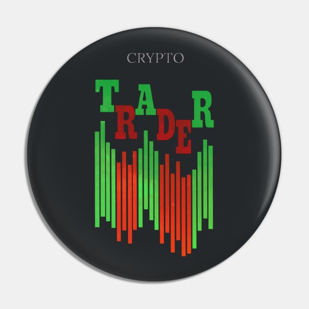 CRYPTO TRADER (CLEAN) / BLACK Pin by Bluespider