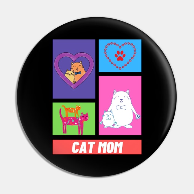 Mom Cat Pin by Hunter_c4 "Click here to uncover more designs"