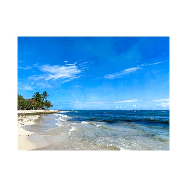 Dominican Republic Amber Coast Beach Strolling by Debra Martz