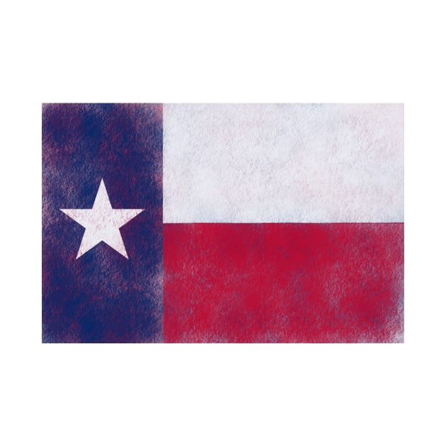 Texas Flag distressed by rand0mity