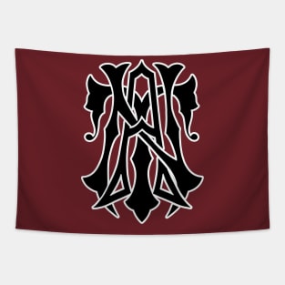 Naked Art Monogram Tapestry