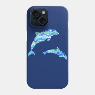 Ocean Dolphin Pattern Phone Case