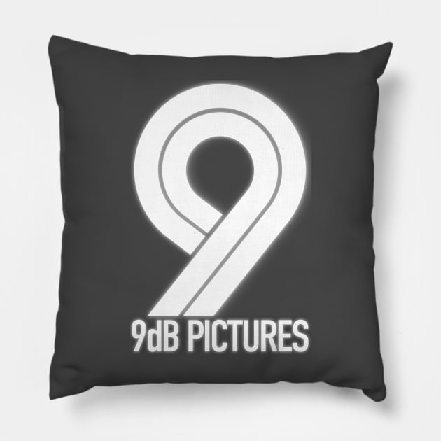 9dB Pictures Logo Pillow by ElectricSouperman