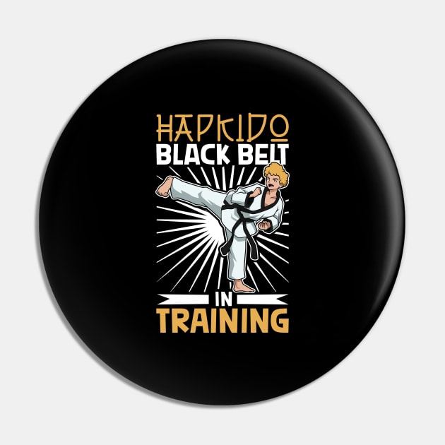 Black belt in progress - Hapkido Pin by Modern Medieval Design