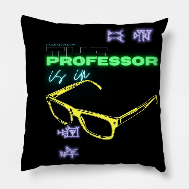 The Professor Is In Pillow by LJK Oliva Books