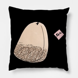 Tea Bag / Cute Coffee Dates Pillow