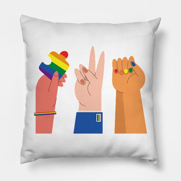 LGTBQ Pillow by Tees of Joy