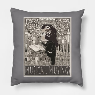 Musical Musings Mozart Pillow