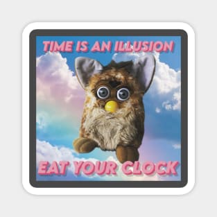 Time Is An Illusion - Sky Furby Magnet