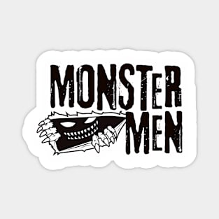 Monster Men Black Logo Magnet