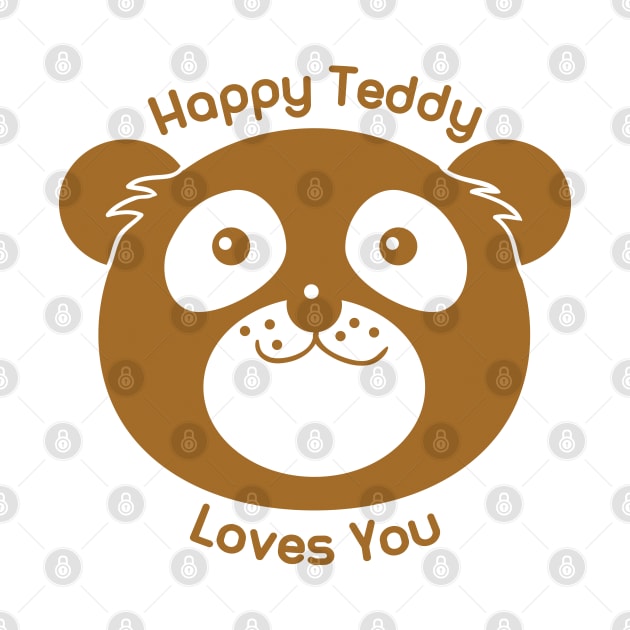 Happy Teddy Loves You by kimmieshops