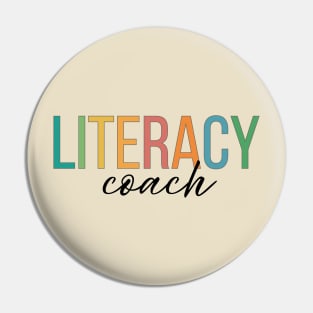 Literacy Coach Pin