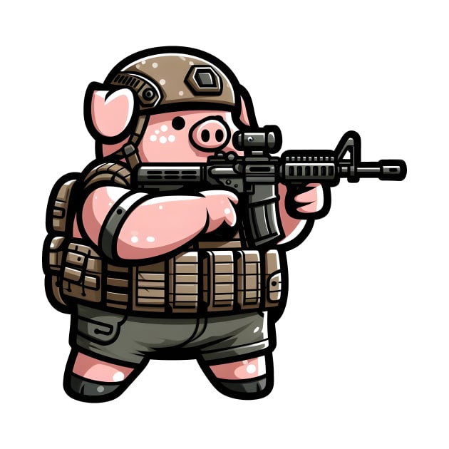 Tactical Pig by Rawlifegraphic