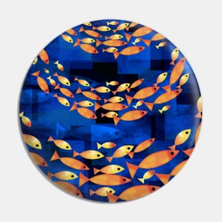 Goldfish Swimming Pin