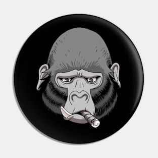 DEPRESSED GORILLA Pin