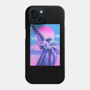 angel statue synthwave Phone Case