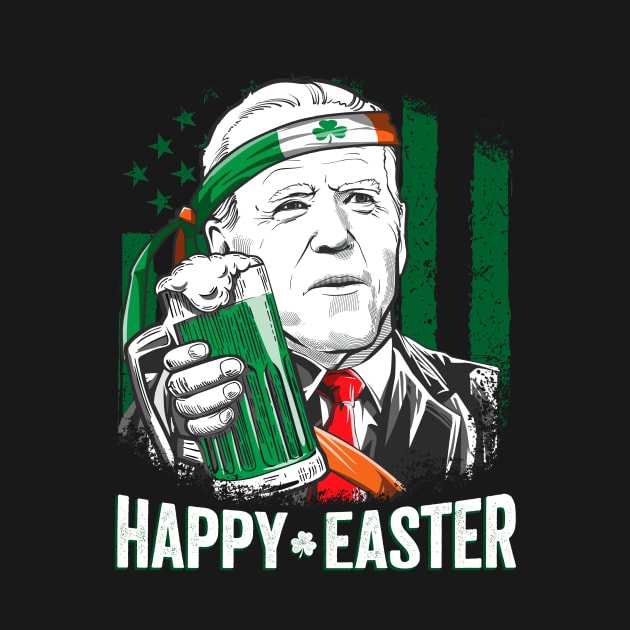 Confused Leprechaun Biden Happy Easter St. Patrick's Day by petemphasis