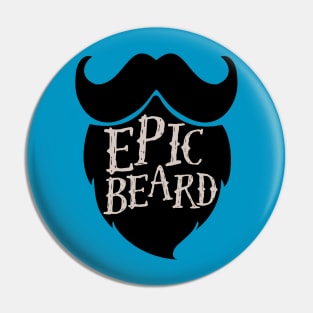 Epic Beard black Pin