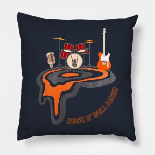 Rock n Roll Radio Pillow