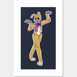 glitchtrap-fnaf Art Board Print for Sale by aforceofart