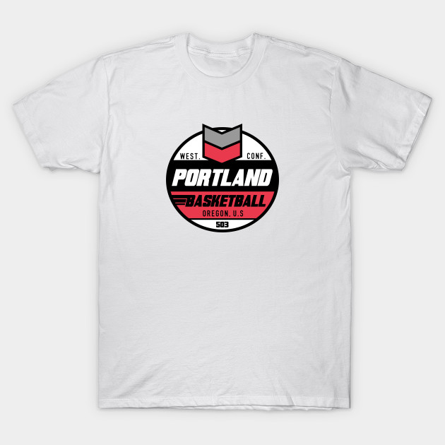 portland basketball t shirt