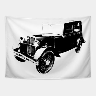 Jowett Kestrel 1930s classic car monoblock black Tapestry