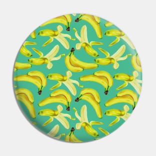 Cute Ripe Yellow Banana Nature Tropical Fruit Pattern Gift Pin