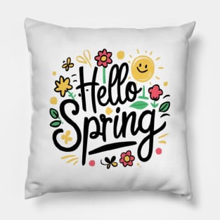 Welcome spring Pillow