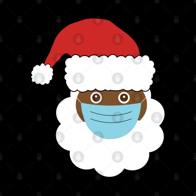 Black Santa With Mask by blackartmattersshop