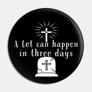 He Is Risen Cool Inspirational Easter Christian Pin