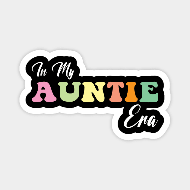 Groovy Retro In My Auntie Era Magnet by Spit in my face PODCAST