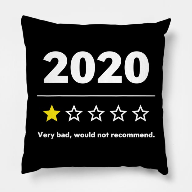 2020 Review Very Bad Would Not Recommend Shirt Pillow by Krysta Clothing